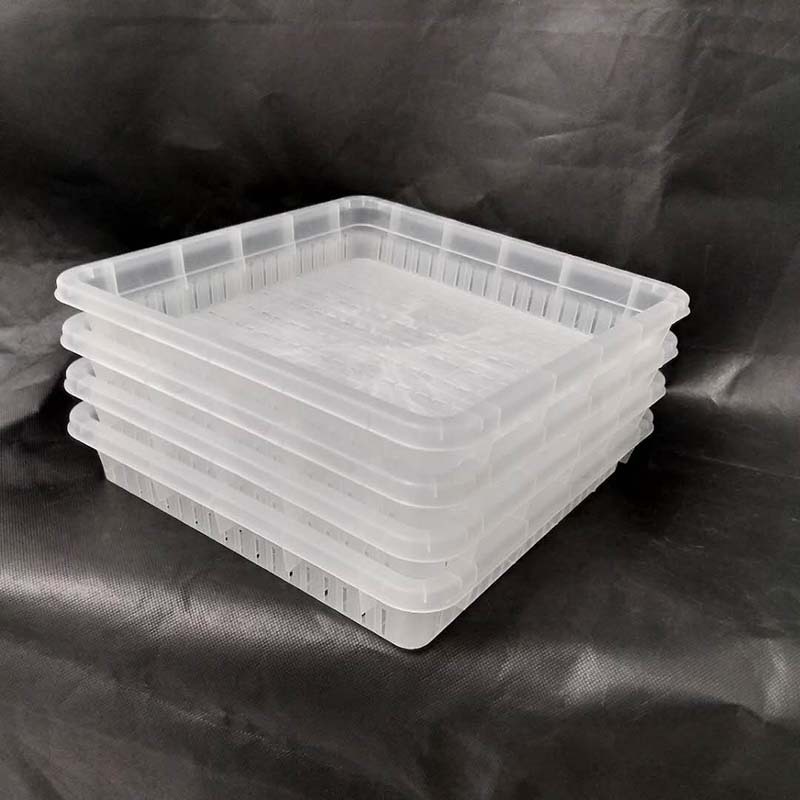 自有模具透明塑料框老豆腐嫩豆腐压制塑料模具家用豆腐制作分格模-阿