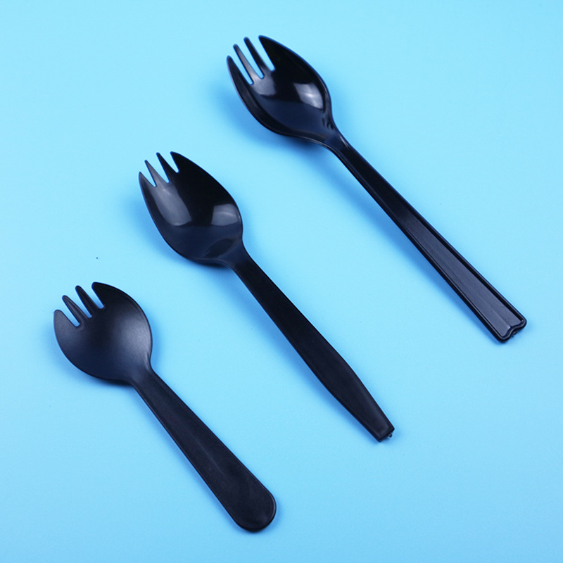 一次性塑料叉勺 16厘米 叉蛋糕冰淇淋甜品水果布丁用