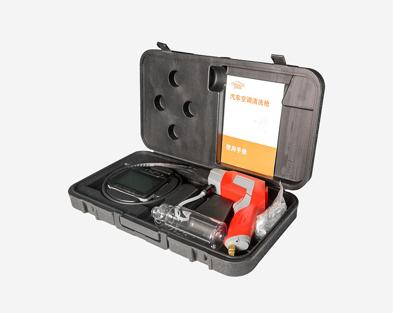 空调可视清洗枪带屏空调管道内窥镜清洗枪汽车可视清洗枪w505