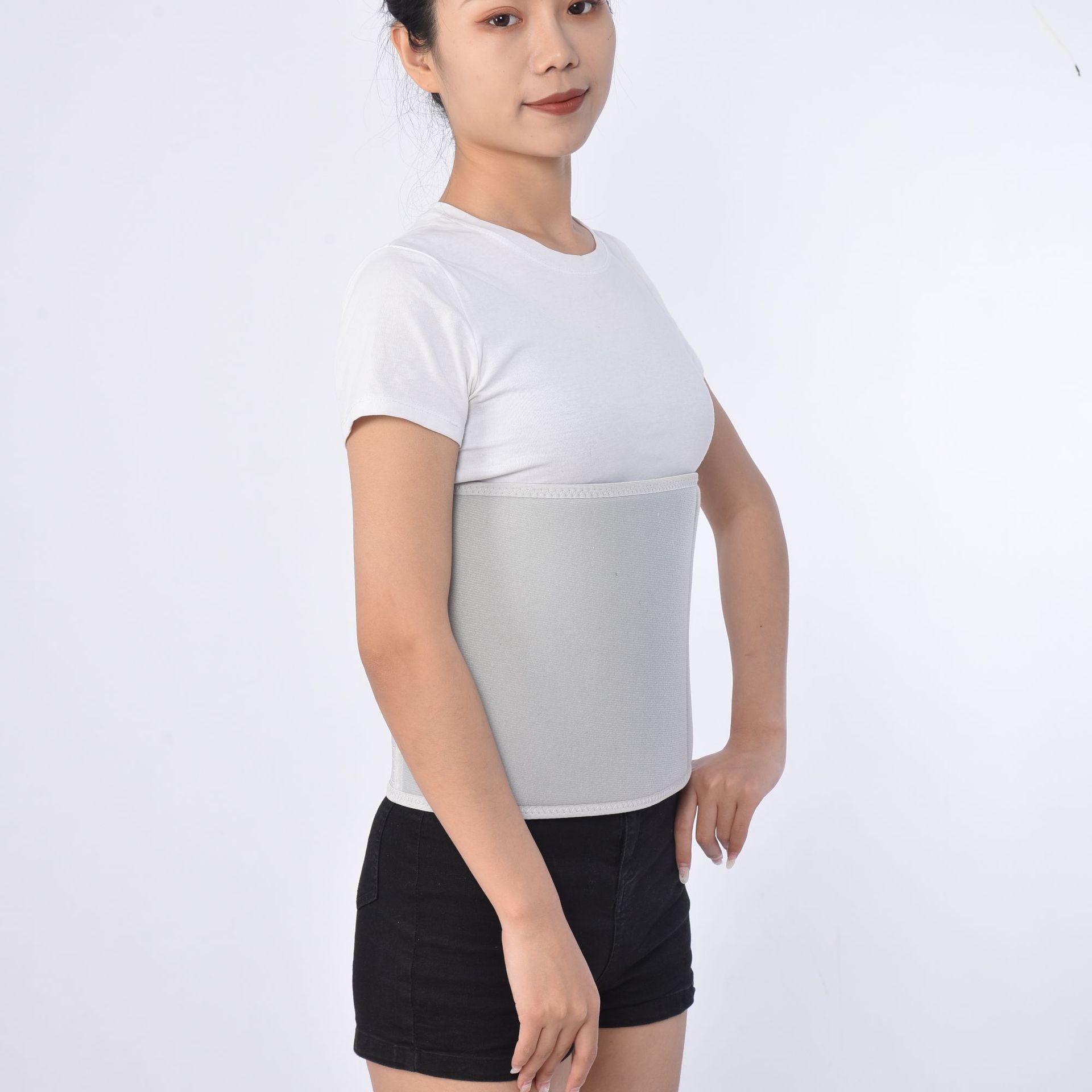 肋骨固定带加宽胸带胸肋骨骨折护胸带胸围固定带透气弹力自粘胸带