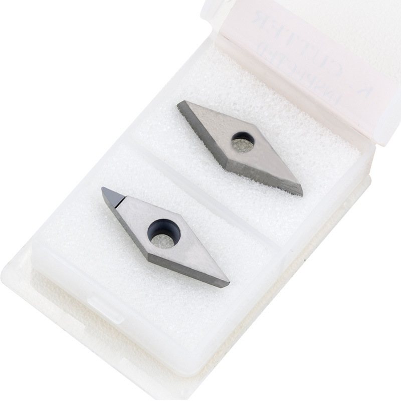 金刚石刀片非标vcgt160408宝石刀片 汽车轮毂挤压拉丝pcd刀粒