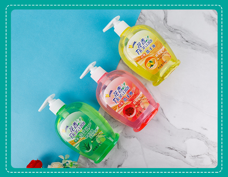 批发花香洗手液花香芦荟柠檬香味洗手液批发礼品酒店专用一件代发