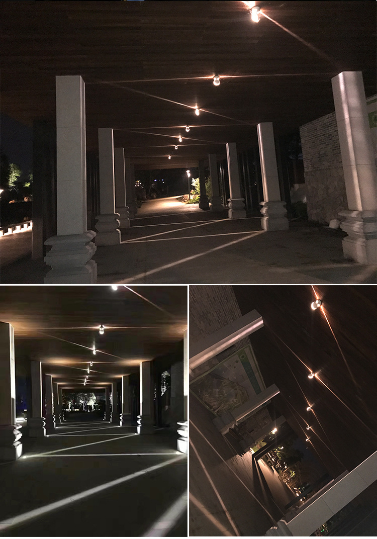 led窗台灯门框射灯360度光束灯酒店ktv壁灯走廊通道线条灯射线灯