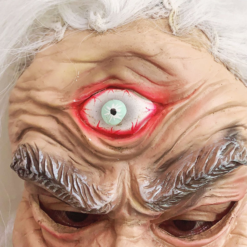 万圣节化妆头套三眼鬼怪面具派对舞会酒吧装扮道具cosplay mask