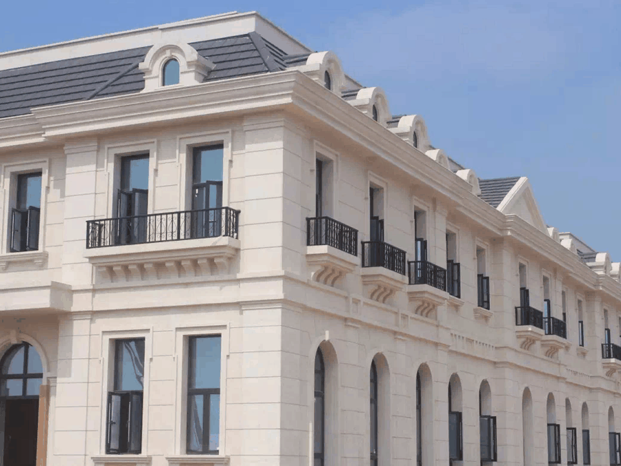 米黄色莱姆石 德国米黄莱姆石 外墙干挂莱姆石