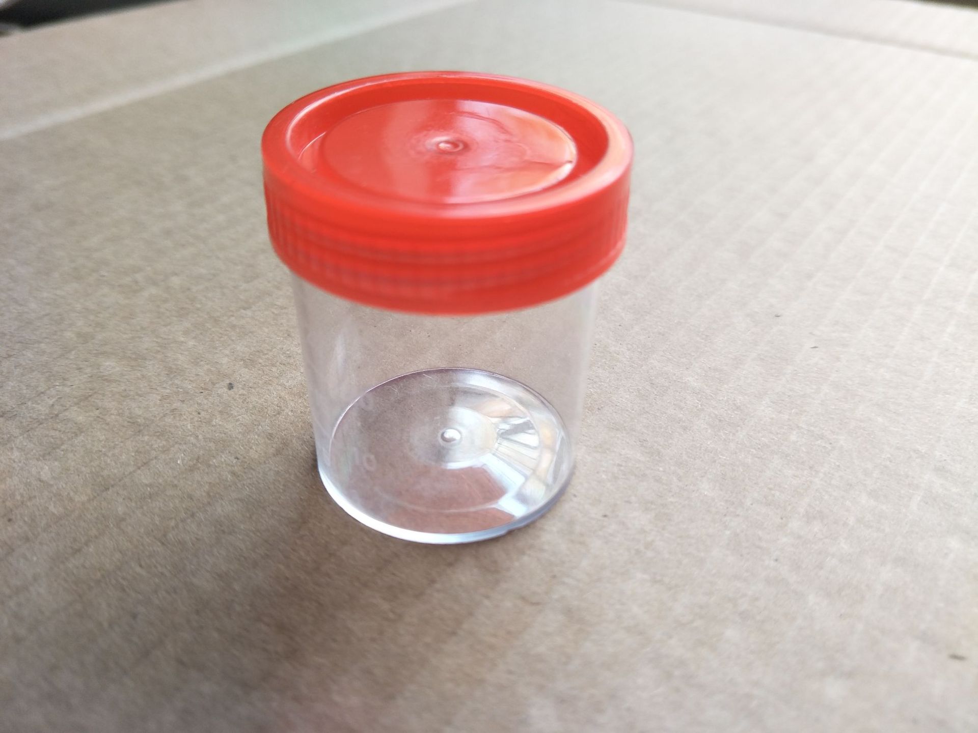 【批量供应】一次性使用30ml-40ml痰杯 l尿杯 螺旋盖 透明ps料