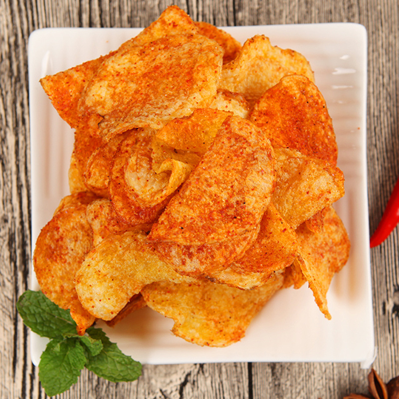贵州毕节大方特产麻辣土豆片现炸香辣洋芋片洋芋丝零食小吃薯片