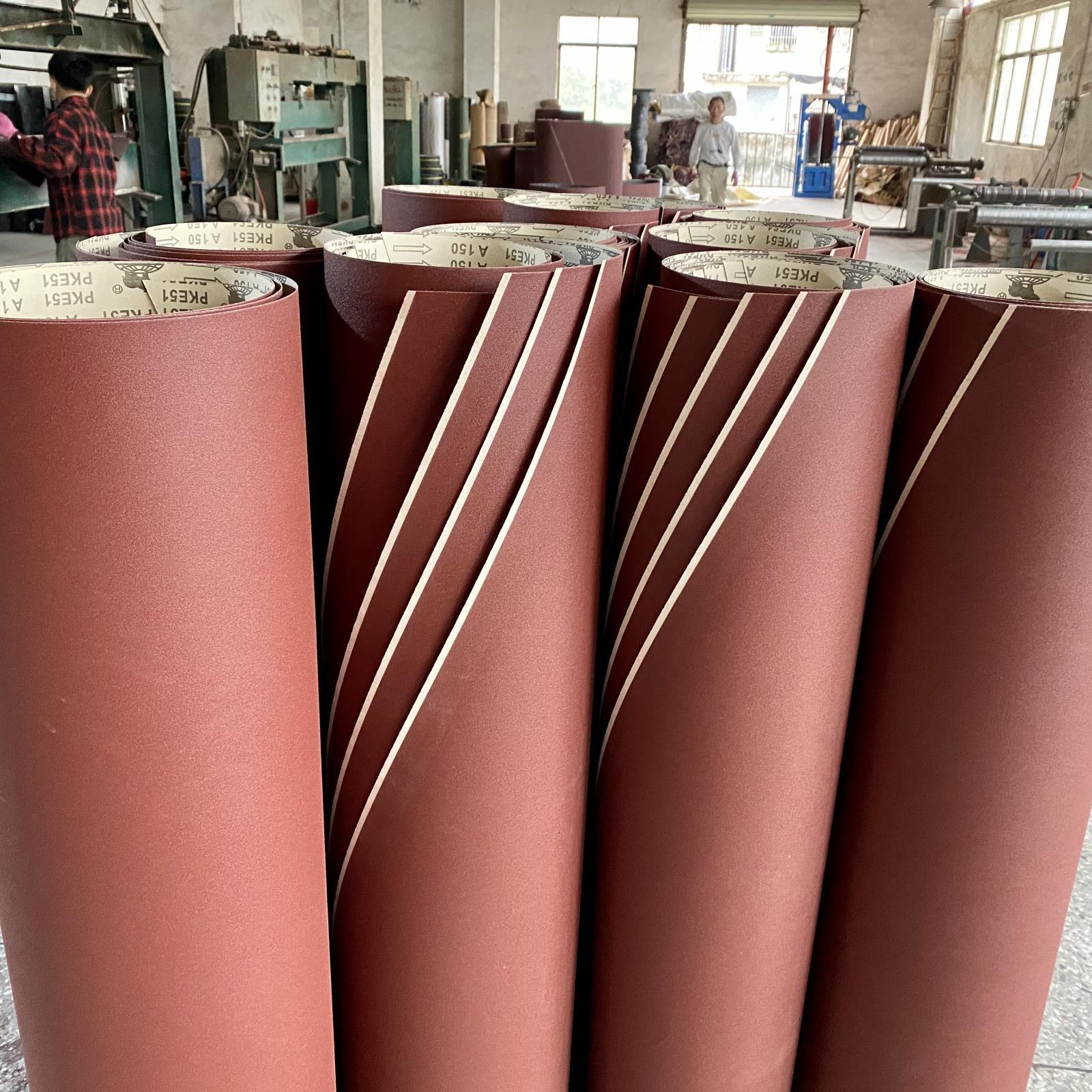 东莞厂家2200*1330砂带机砂带 木工板材打磨抛光 环形砂布 可定制