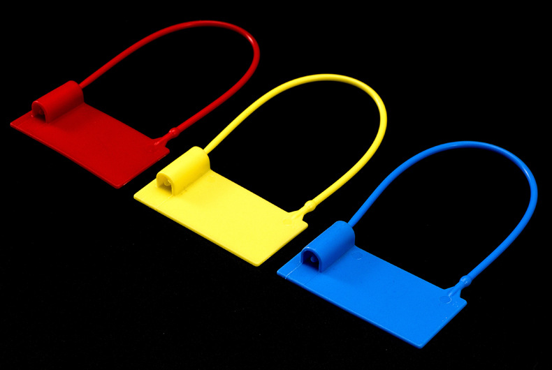 球鞋防盗扣防伪标签塑料锁扣一次性封条衣服防穿吊牌防掉防调包扣