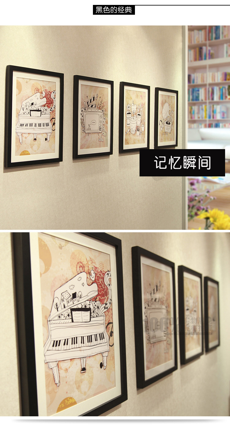 实木18寸20寸24寸28寸30寸32寸a3创意相框4开8k画框拼图海报框