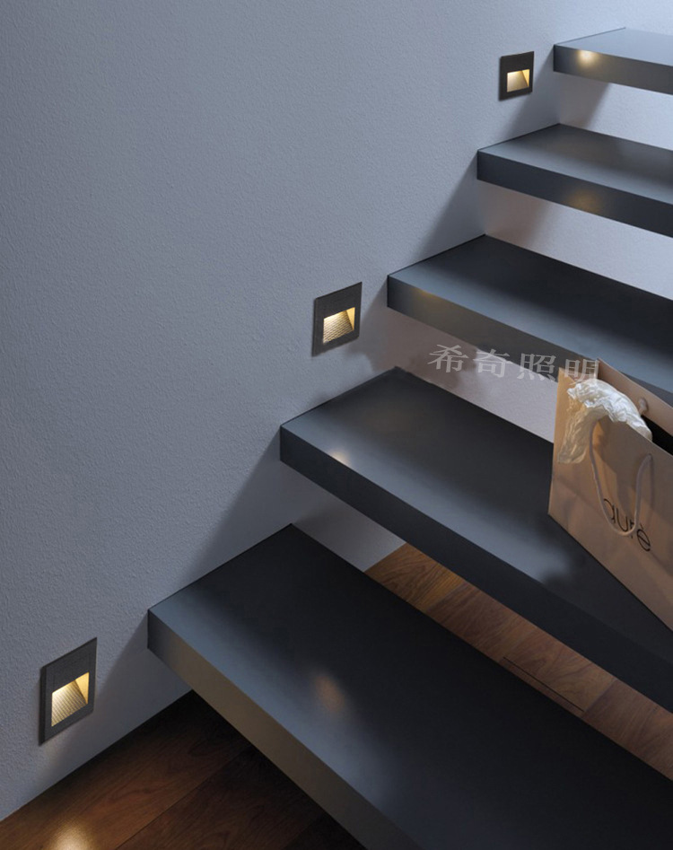 嵌入式墙角灯户外防水楼梯台阶灯led侧壁灯墙脚灯景区亮化.