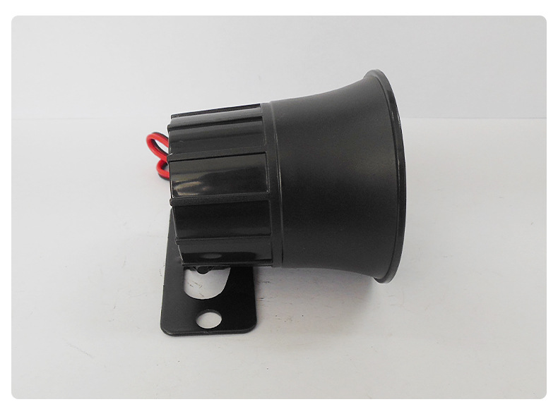 汽车防盗器喇叭高音 防盗倒车 语音15/20/25w蜂鸣喇叭黑色adx3006