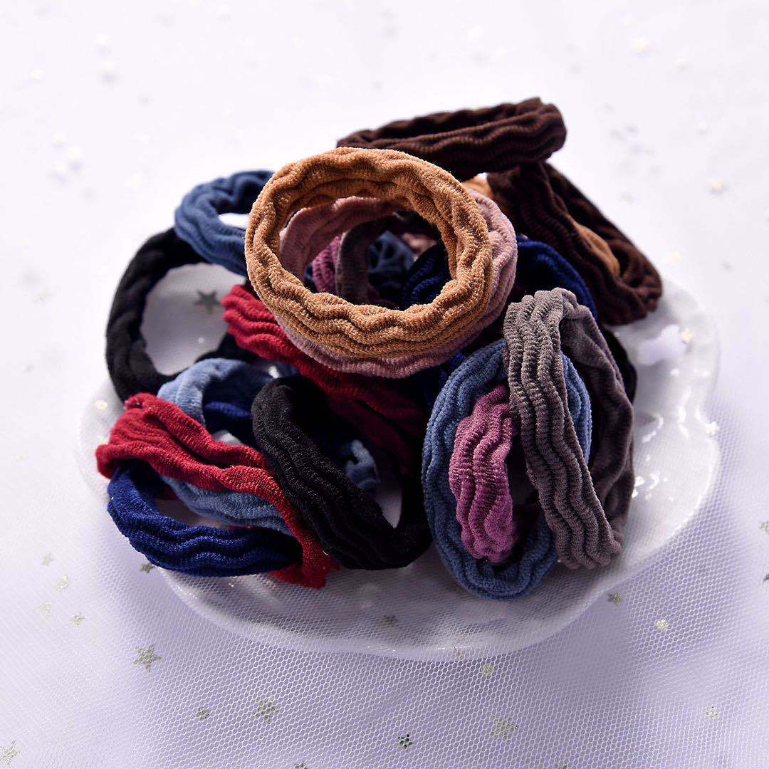 ins发圈韩版加粗毛巾圈高弹力头绳女简约发绳超仙皮筋扎头发皮套