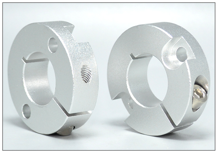 scsg开口固定环沉孔双孔固定卡环轴用弹性铝挡圈止推环喉箍定位环