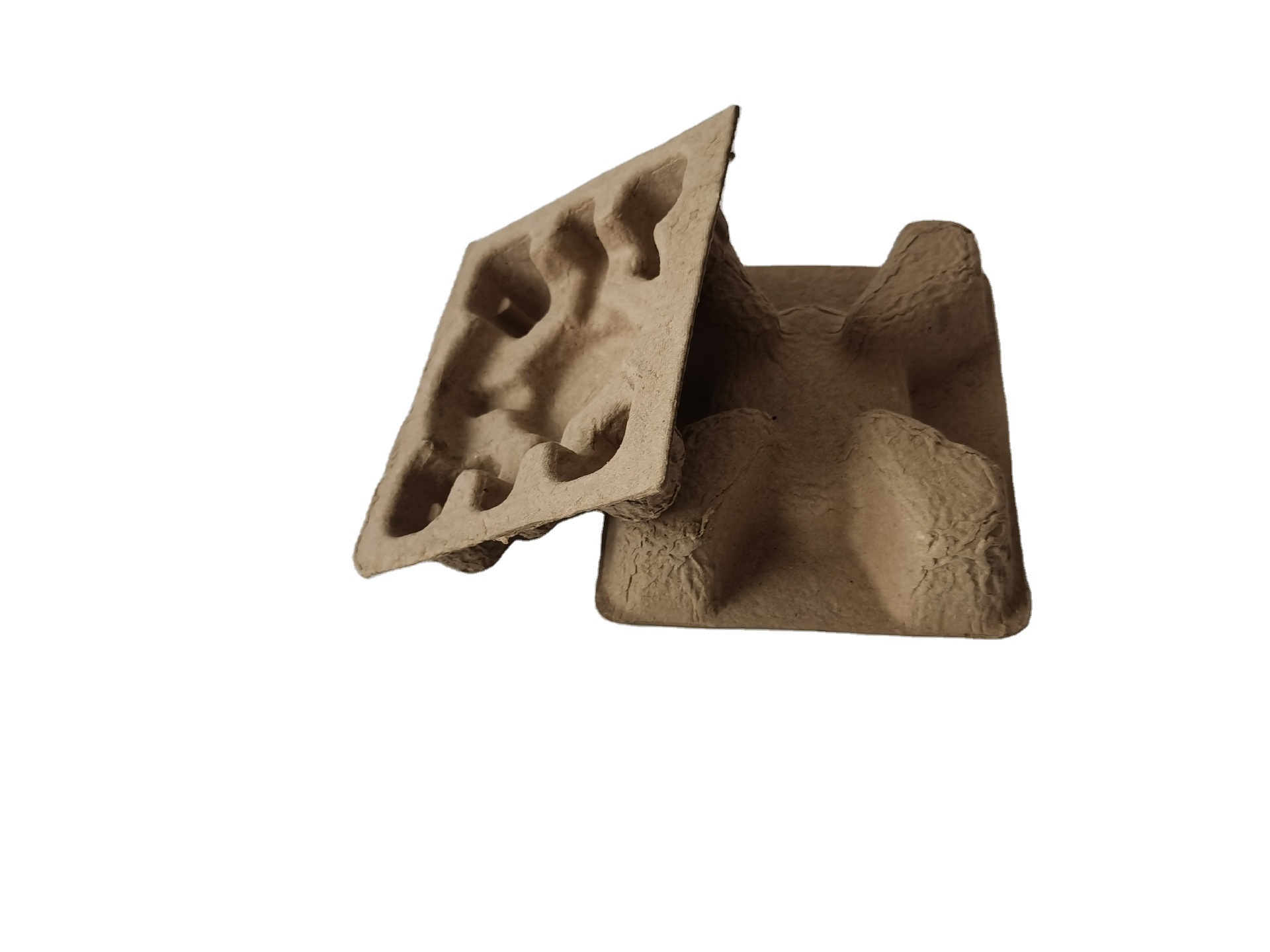 干压纸塑环保纸托 缓冲纸浆模塑制品 可降解纸浆托盘 白酒纸托