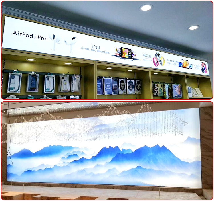 h型卡布灯箱型材 灯箱广告牌挂墙式 商场形象墙卡布灯箱 热销供应