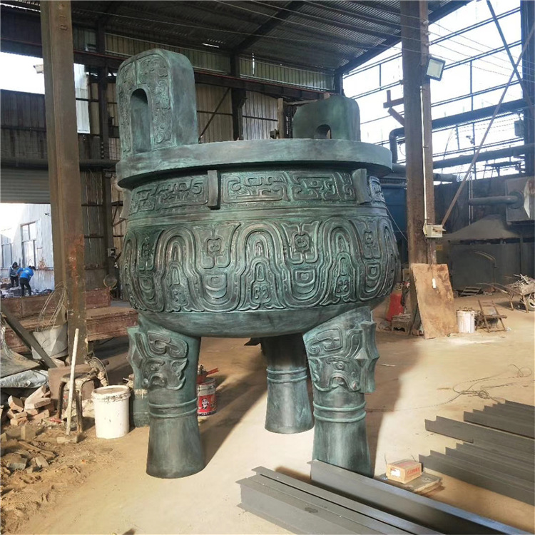 铜大鼎司母戊鼎方鼎圆鼎黄铜鼎铸造鼎厂家广场大鼎加工定做青铜器铜鼎