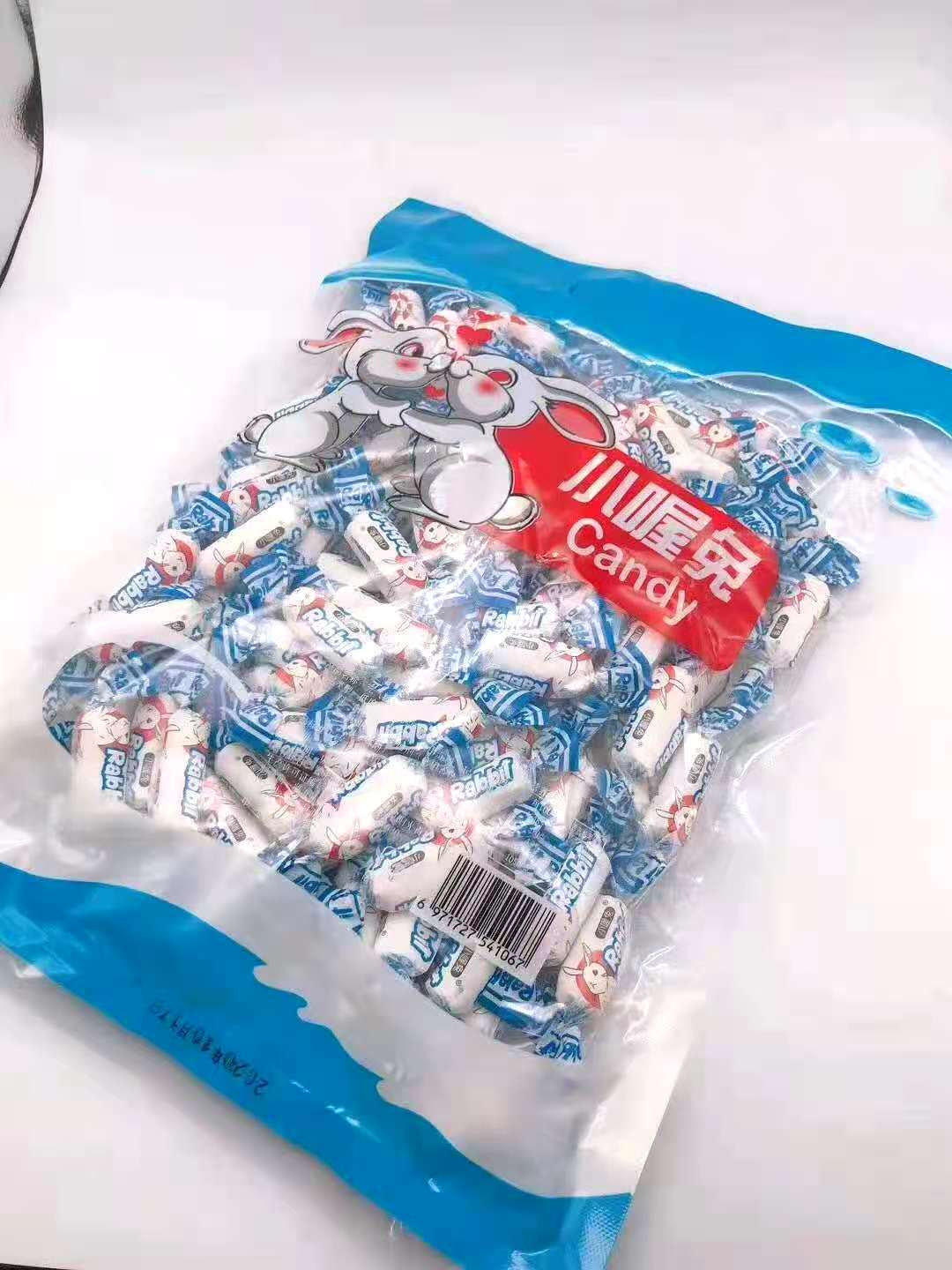 韩喔小喔兔奶糖500克*20包混合糖500克*20包济南佳悦