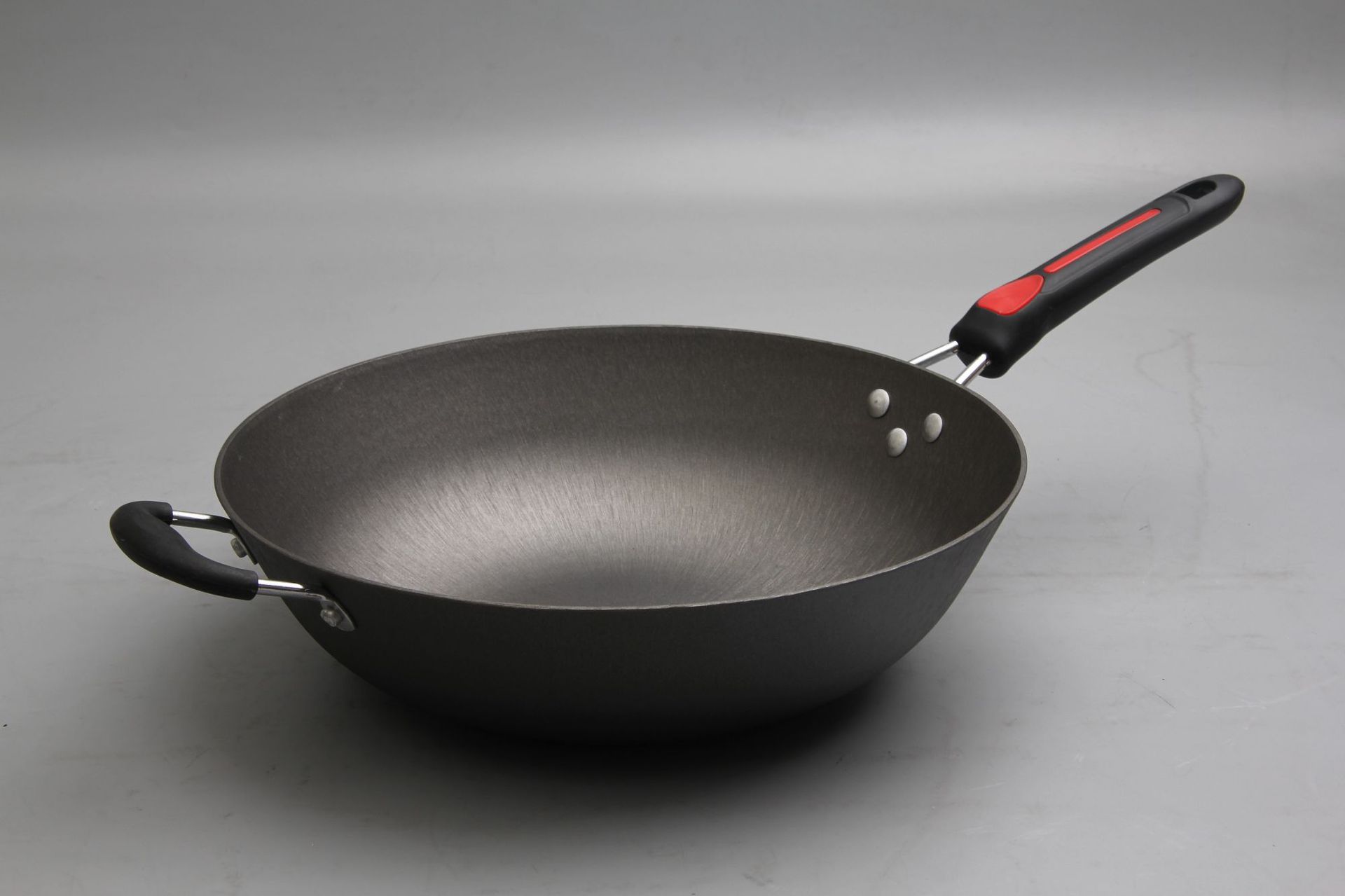 源头工厂郏县铸铁锅加工铁锅铸铁锅不易粘铁锅炖锅丈锅 炒锅 定制