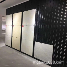 木地板陶瓷样品展示板挂架 黑色挂墙式瓷砖展示架量大从优 可定制