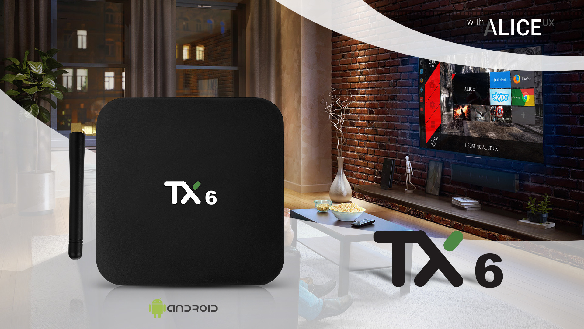 tx6机顶盒 全志h6 4g 64gb android9.0 蓝牙高清网络播放器 tvbox