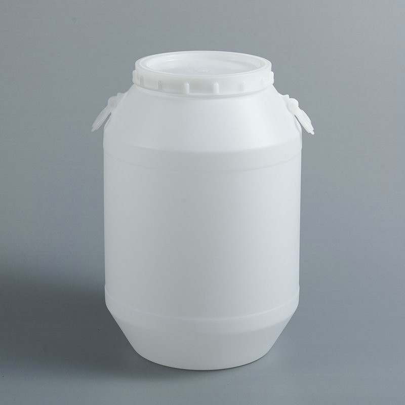 供应批发50公斤有耳圆桶塑料桶50l化工桶50升食品原料溶剂大口桶