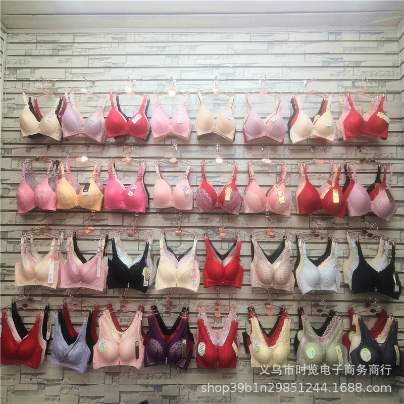 2024 Stall Supply plus Size Women's Bra High-End Lace Underwear Push up Aunt Bra Factory Direct Deliver