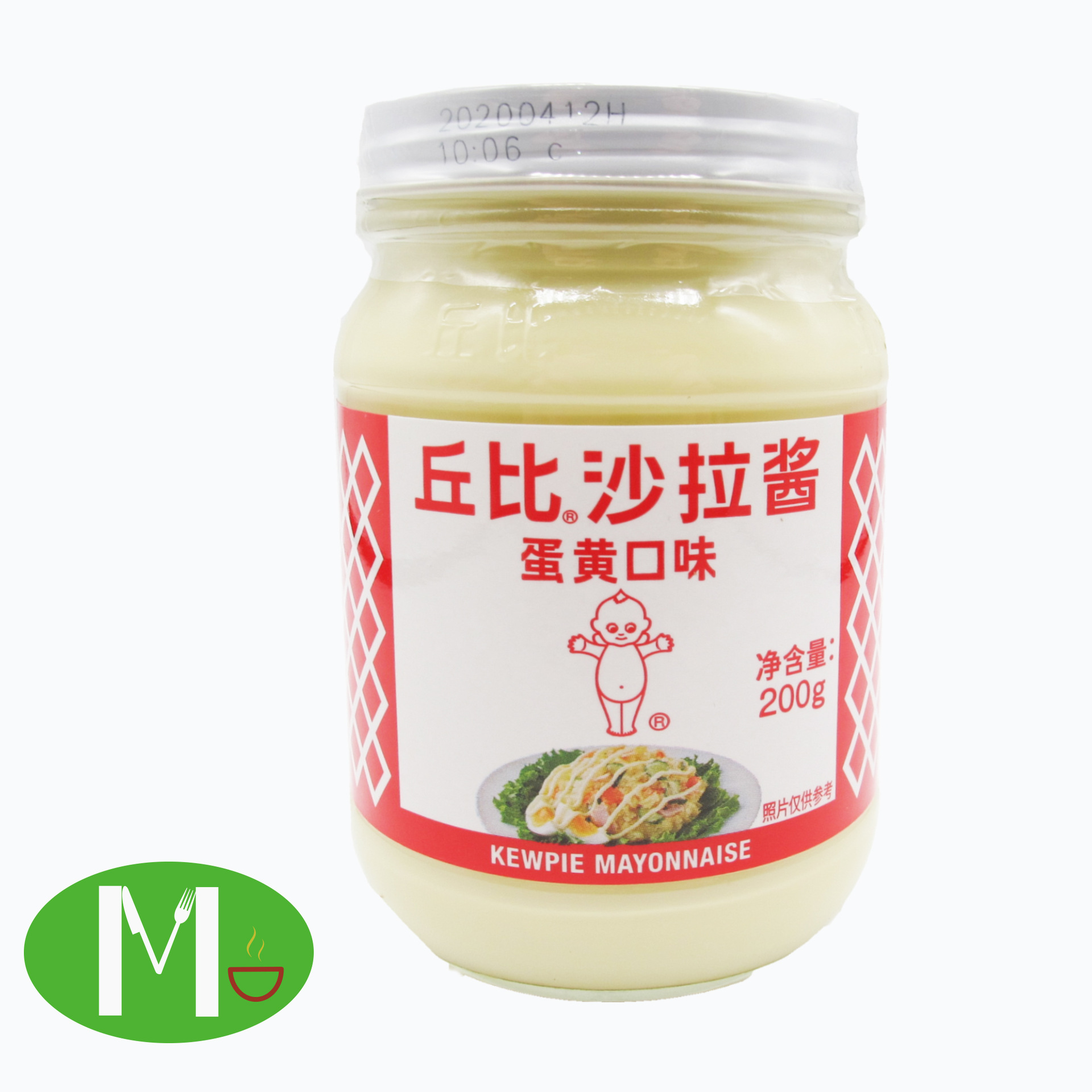 丘比沙拉酱 香甜味/原味沙拉/千岛酱 寿司沙拉酱 24*200g