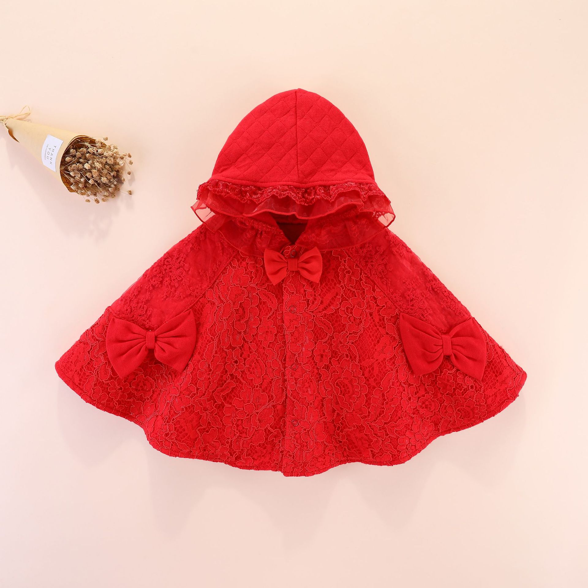 0成交2089件新生婴儿服装外贸 秋季女宝宝长袖外套/外出披肩披风一件