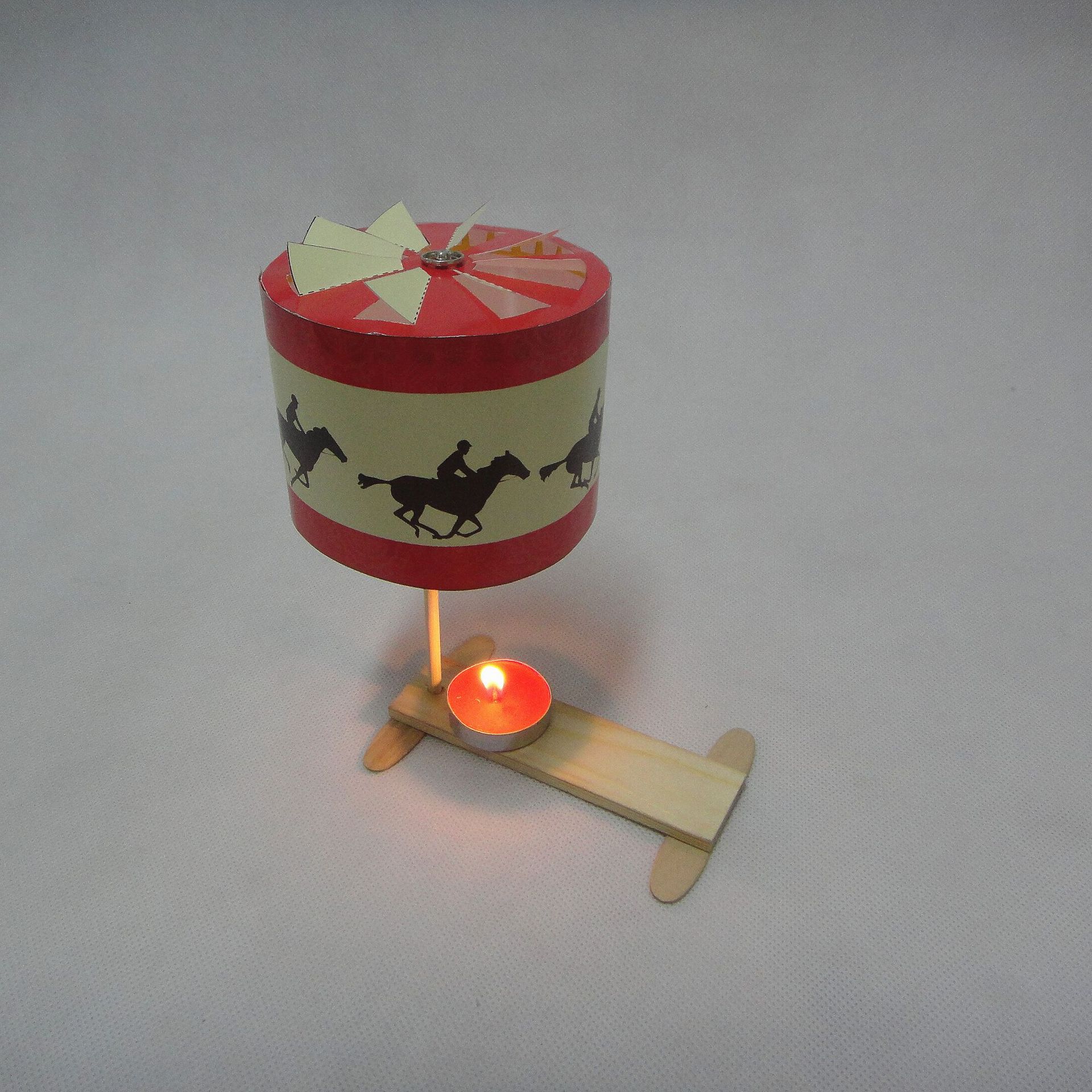 源头厂家批量联系客服走马灯科学小制作材料包儿童diy量大优惠