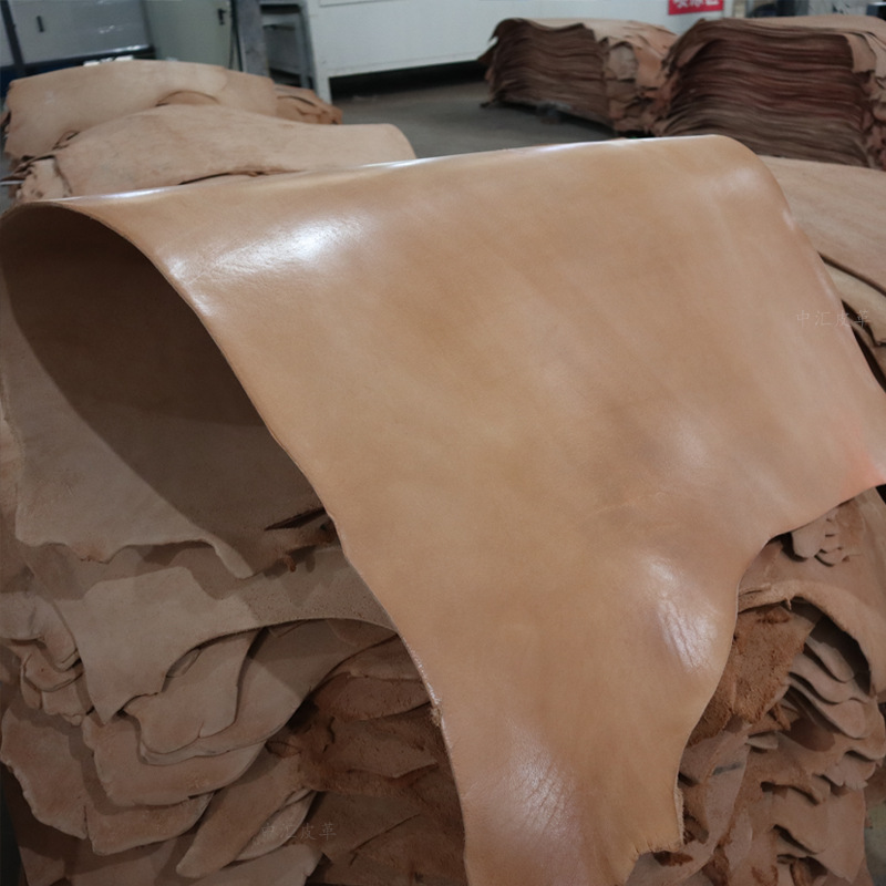 整张头层牛皮本色树膏皮植鞣革556mm厚牛皮硬挺工业件装具牛皮