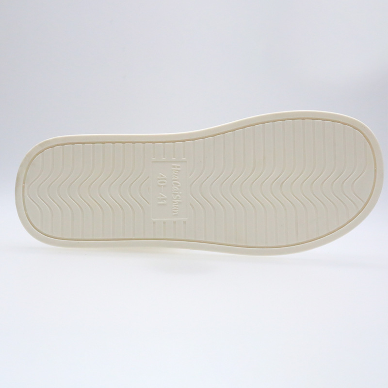 白色牛筋底橡胶底吹气防滑底橡塑底耐磨拖鞋底防滑防水