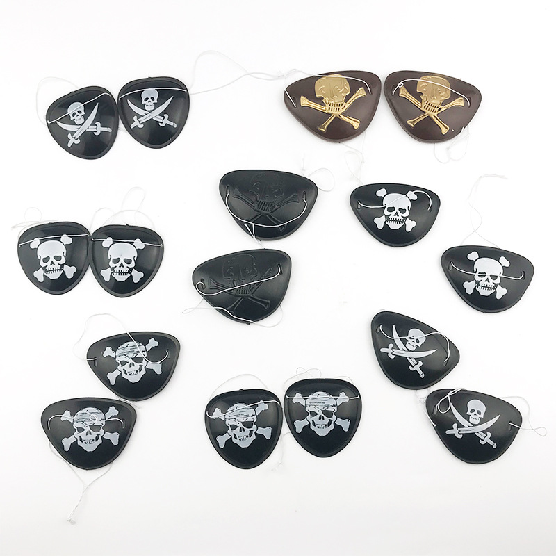 万圣节道具海盗系列海盗船长道具海盗角色加勒比海盗眼罩厂家批发