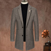 Autumn and winter man woolen coat Lapel Mid length version Herringbone Fur overcoat Self cultivation wool overcoat Woollen cloth coat Autumn and winter man woolen coat Lapel Mid length version Herringbone Fur overcoat Self cultivation wool overcoat Woollen cloth coat