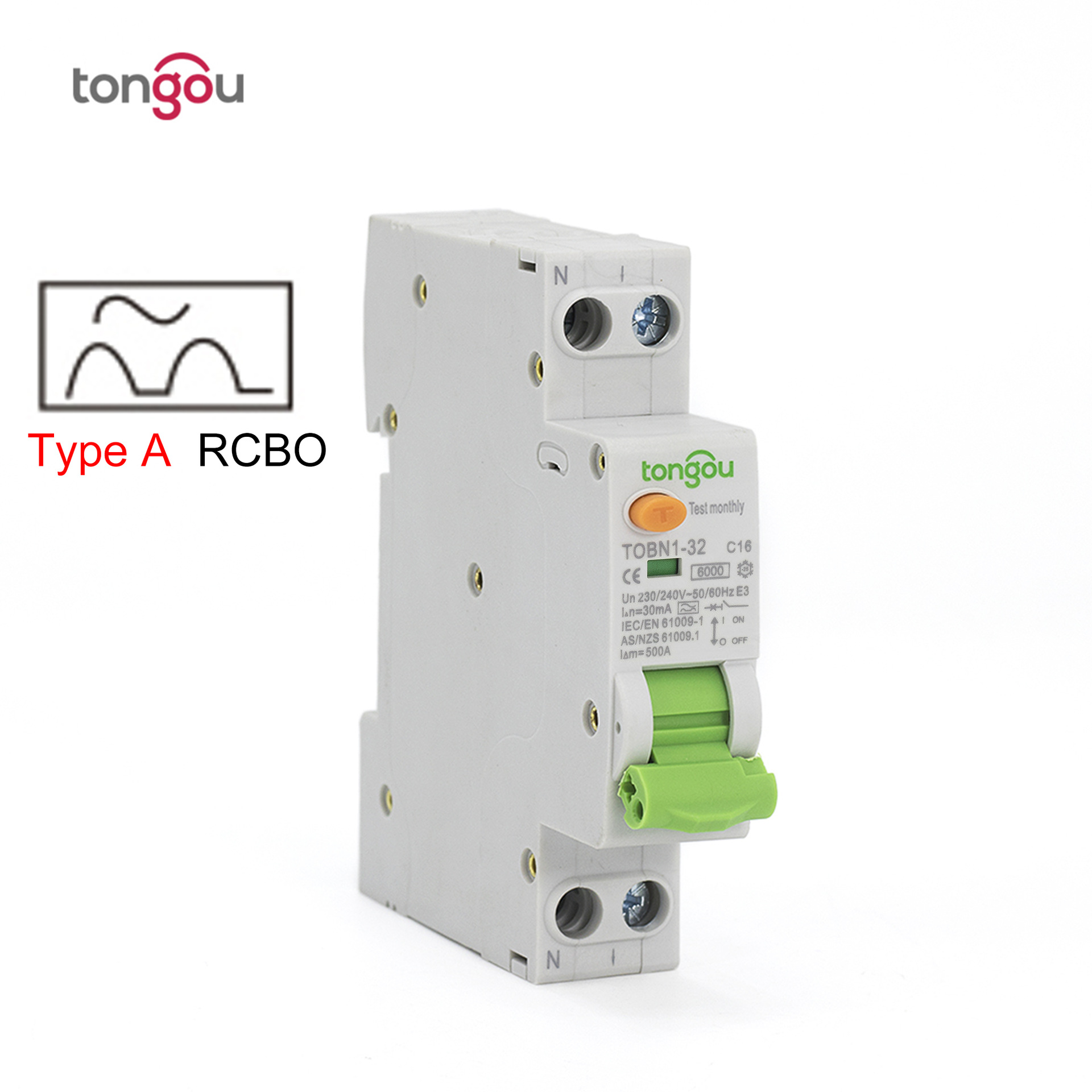 a型rcbo漏电断路器 wish 速卖通 亚马逊 跨境电商 外贸 tobn1-32a