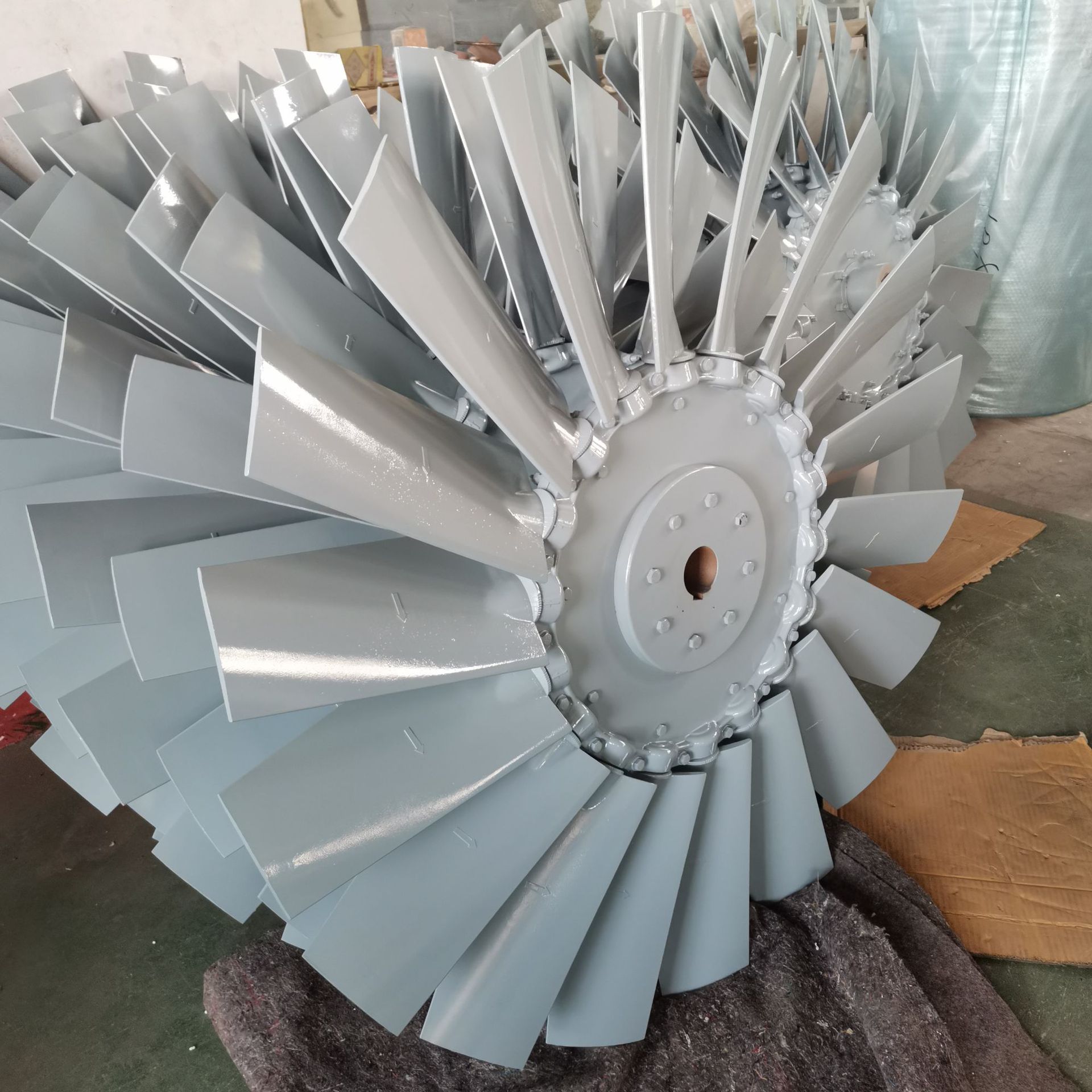 定制 远距离送风轴流风机配铝合金叶轮 管道式射流风机