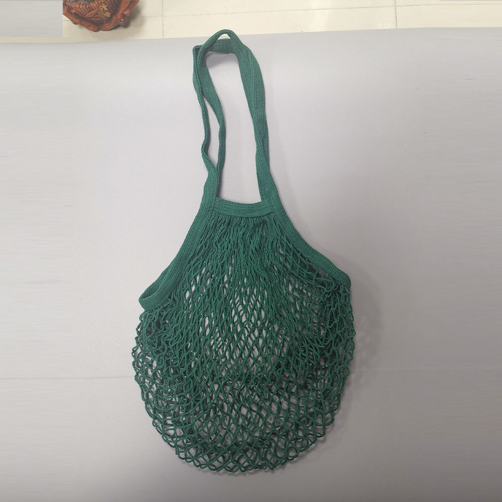 ins编织网兜收纳网袋网兜购物袋纯棉网袋镂空渔网袋沙滩包可