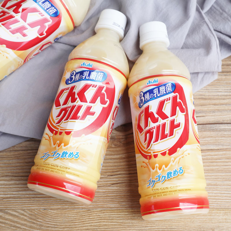 日本进口asahi朝日3种乳酸菌混合发酵乳酸菌风味饮料500ml