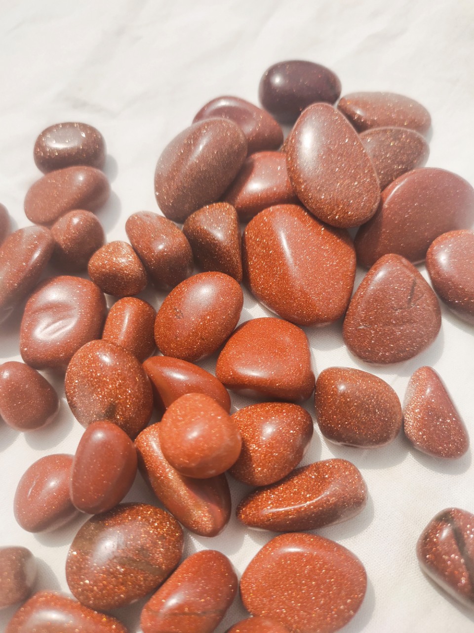 天然红砂石大颗粒消磁碎石大颗粒蓝沙石约2-3cm鱼缸花盆装饰造景