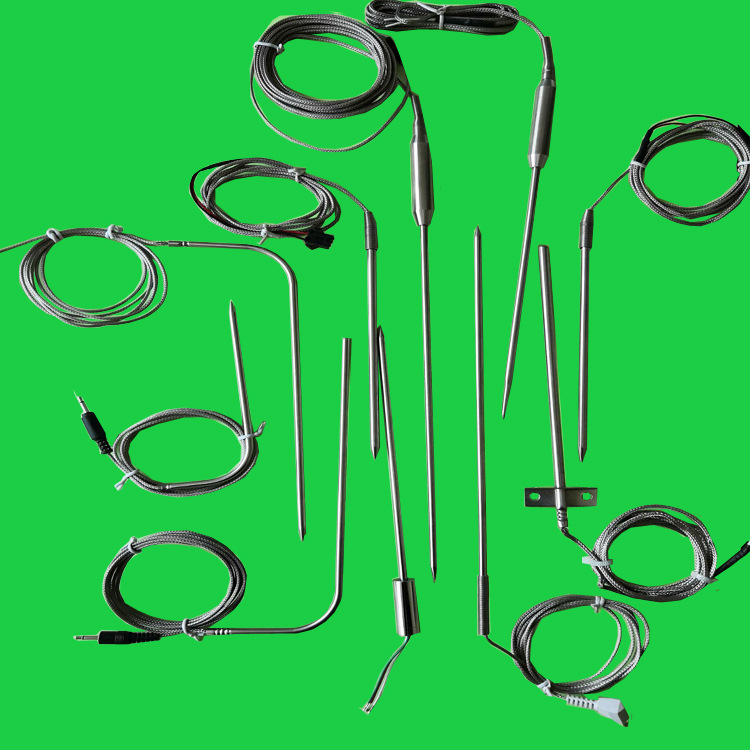 烧烤食物温度探头bbq温度探针高温不锈钢温度传感器生产厂家