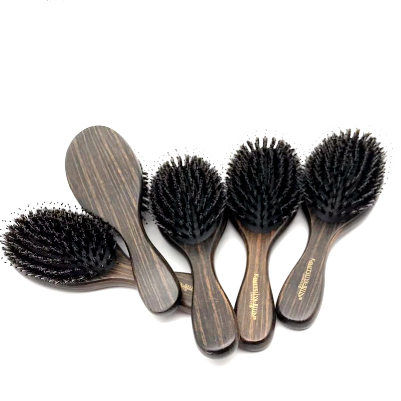 现货交货印花纹路猪鬃尼龙气垫梳外贸定制支持批量定制工厂oemodm