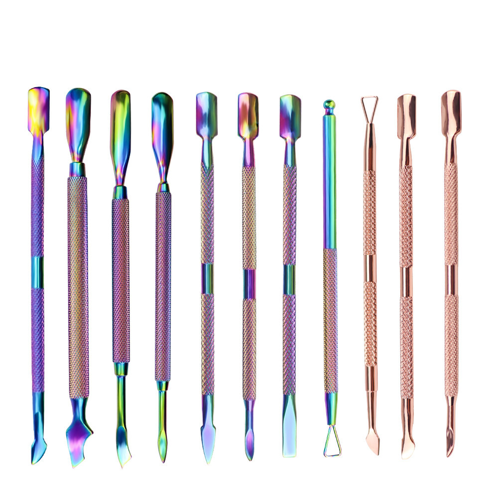 美甲用品套装 卸甲刨 不锈钢推 卸甲工具 死皮推 可订款式包装