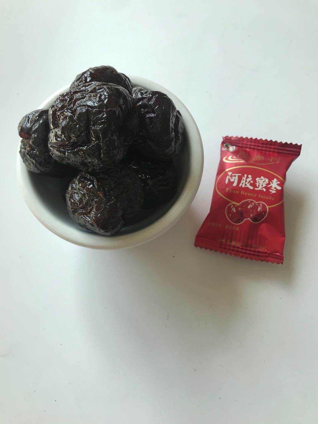 厂家批发隆源村阿胶枣 无核金丝蜜枣独立包装500g 阿胶枣