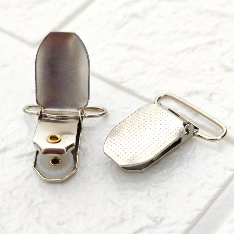 点面圆胶鸭嘴扣 鸭嘴夹 背带夹床单固定器圆头圆胶鸭嘴夹 鸭咀夹