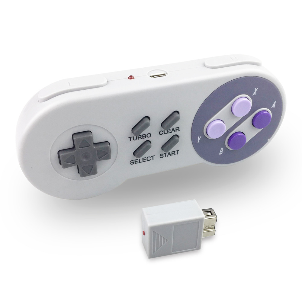 4g手柄 snes超任主机游戏手柄 带彩盒包装