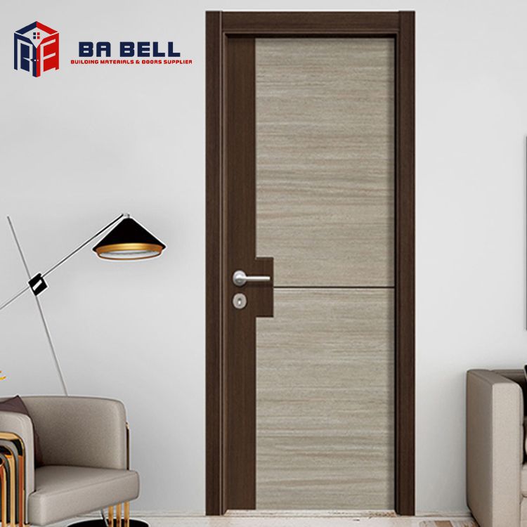 现代简约夹板门多层板复合门mdf实木免漆门酒店公寓工程门出口