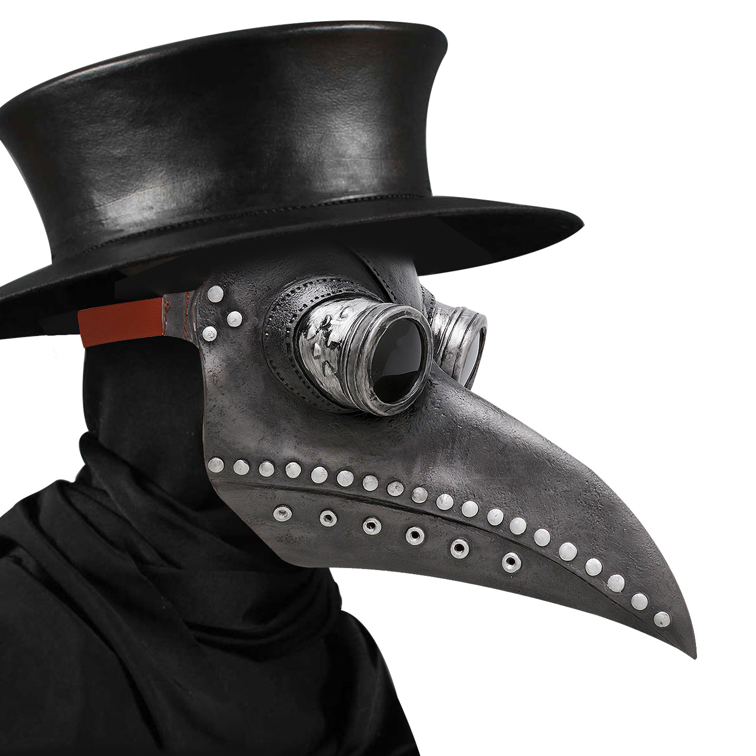 工厂直销 新款万圣节瘟疫鸟嘴医生面具 oem外贸定制 cosplay道具