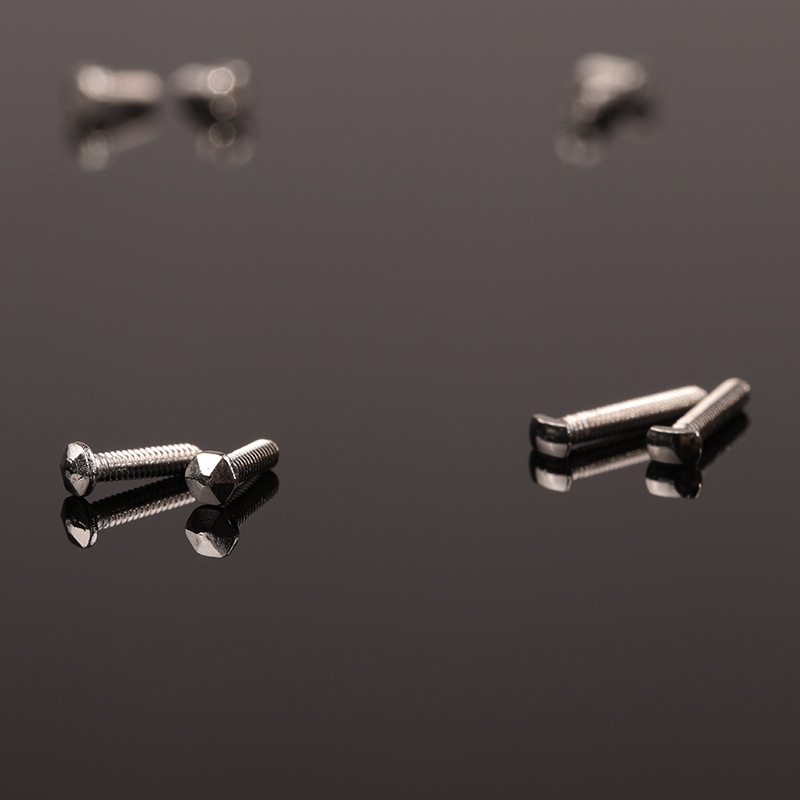 小螺丝近视眼镜腿螺丝钉太阳镜眼镜罗丝框架维修配件枪色2000个