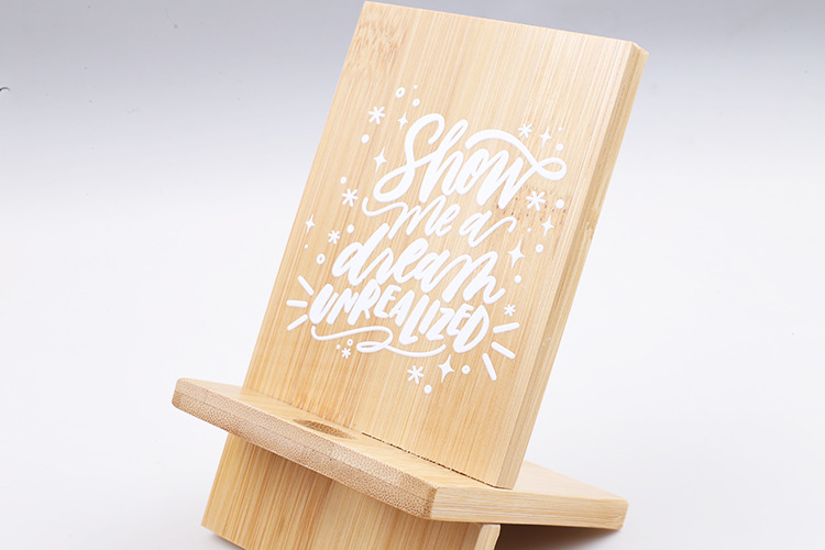 产地货源创意新款手机木支架手机木底座懒人看剧助手木质手机支架