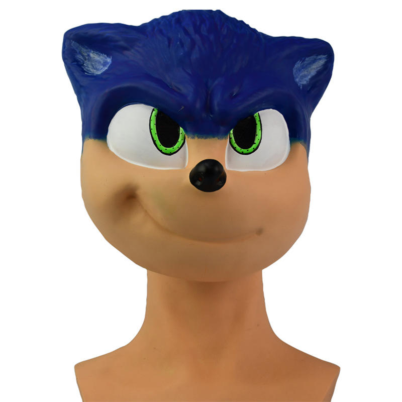 2022新款超音速小子cos索尼克面具卡通动画小刺猬面具影视周边
